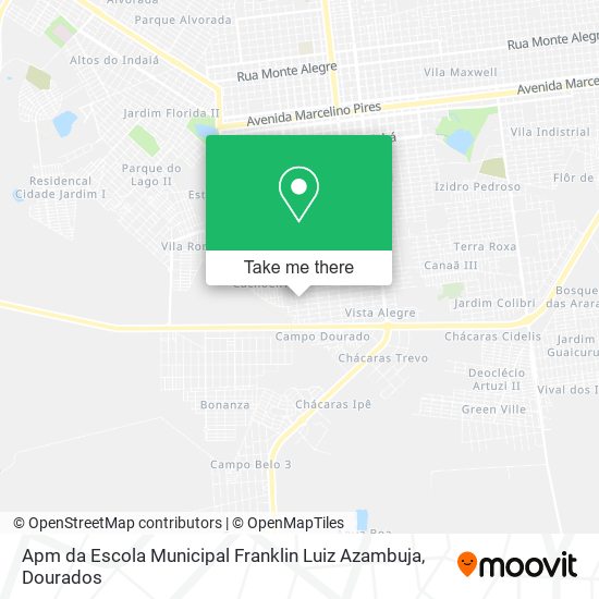 Apm da Escola Municipal Franklin Luiz Azambuja map