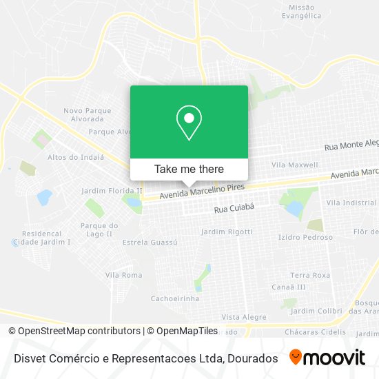 Disvet Comércio e Representacoes Ltda map