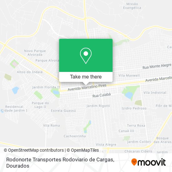 Rodonorte Transportes Rodoviario de Cargas map