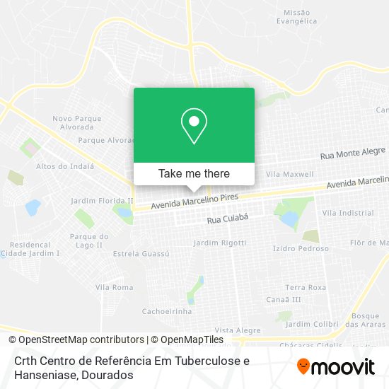 Crth Centro de Referência Em Tuberculose e Hanseniase map