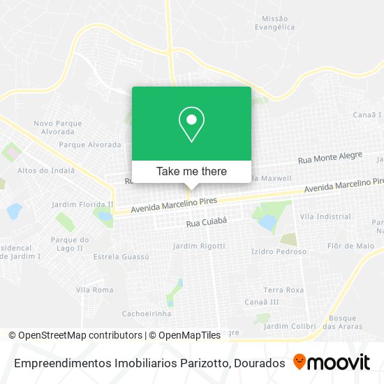 Empreendimentos Imobiliarios Parizotto map