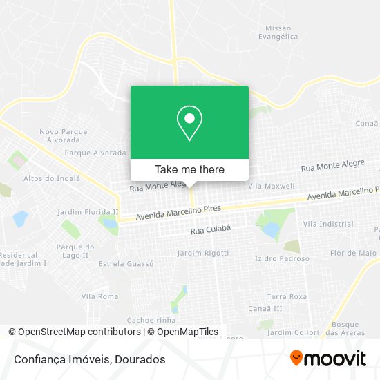 Confiança Imóveis map