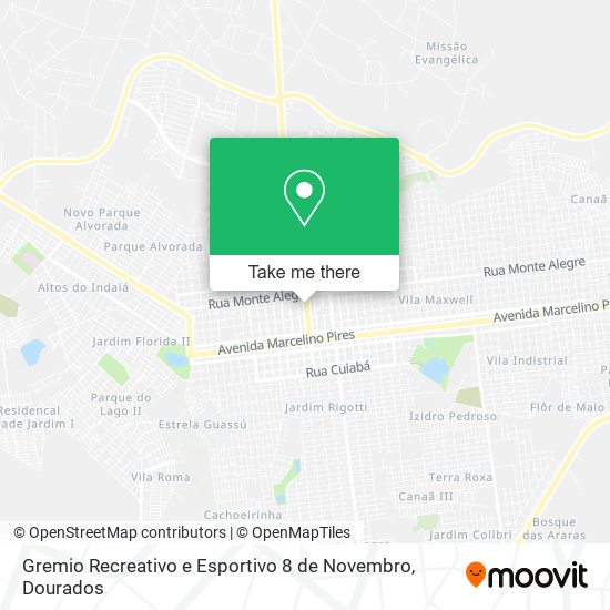 Gremio Recreativo e Esportivo 8 de Novembro map
