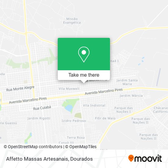 Affetto Massas Artesanais map