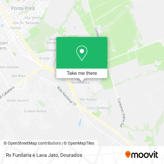 Rv Funilaria e Lava Jato map