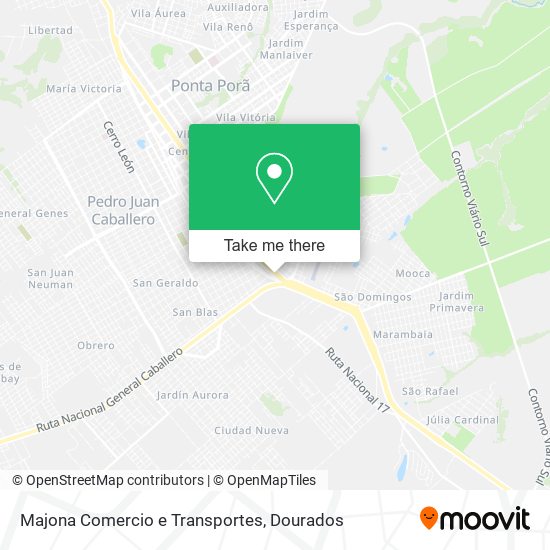 Majona Comercio e Transportes map