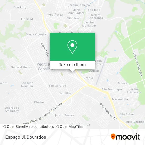 Espaço Jl map