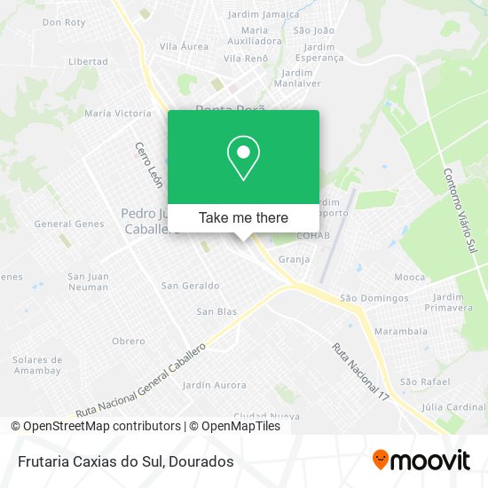 Frutaria Caxias do Sul map