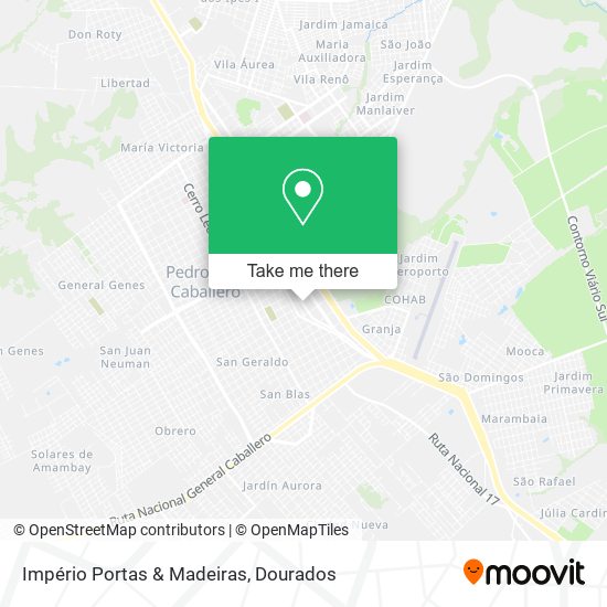 Império Portas & Madeiras map