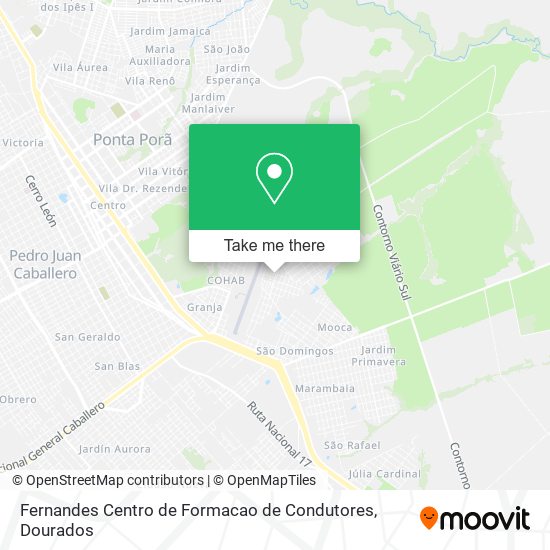 Fernandes Centro de Formacao de Condutores map