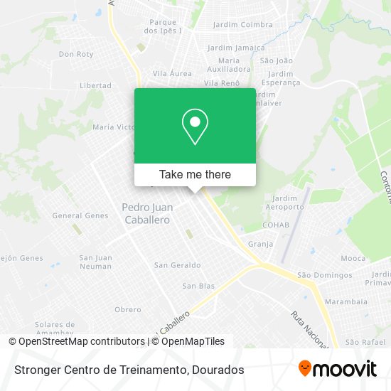 Stronger Centro de Treinamento map