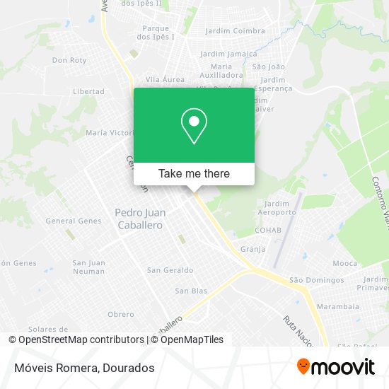 Móveis Romera map