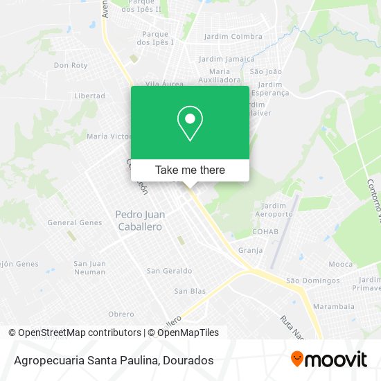 Agropecuaria Santa Paulina map