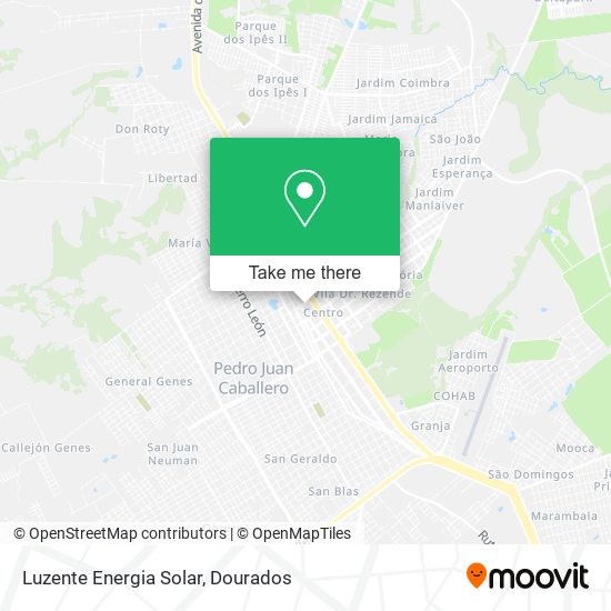 Luzente Energia Solar map