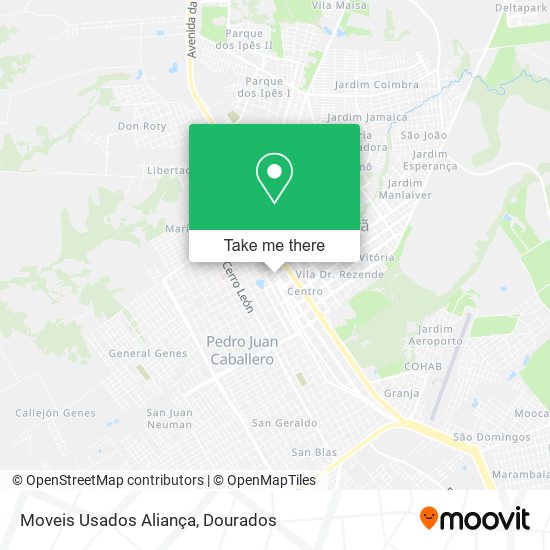 Moveis Usados Aliança map