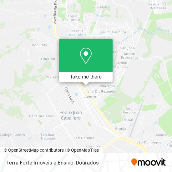 Terra Forte Imoveis e Ensino map