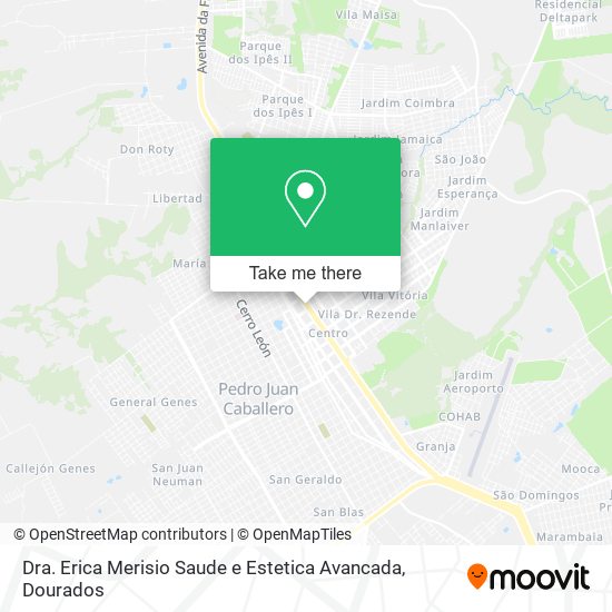 Dra. Erica Merisio Saude e Estetica Avancada map