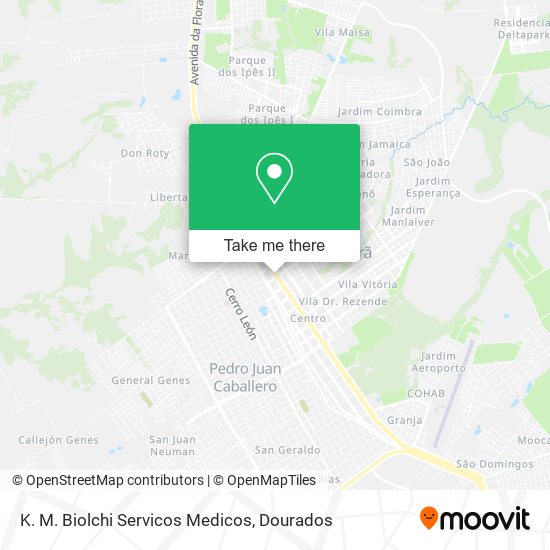 K. M. Biolchi Servicos Medicos map