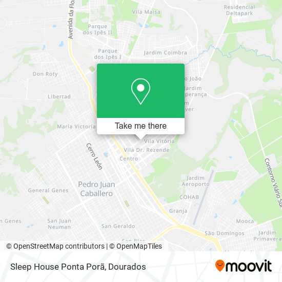 Sleep House Ponta Porã map