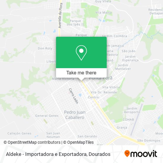 Aldeke - Importadora e Exportadora map