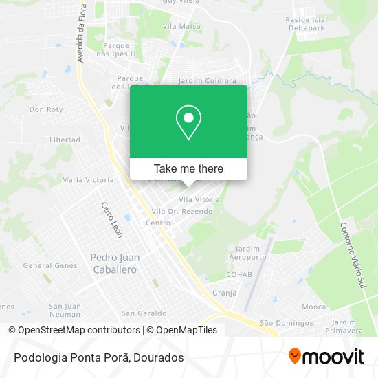 Podologia Ponta Porã map