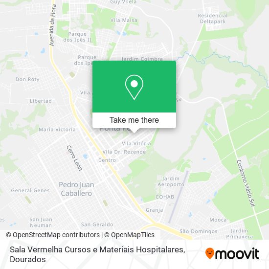 Sala Vermelha Cursos e Materiais Hospitalares map