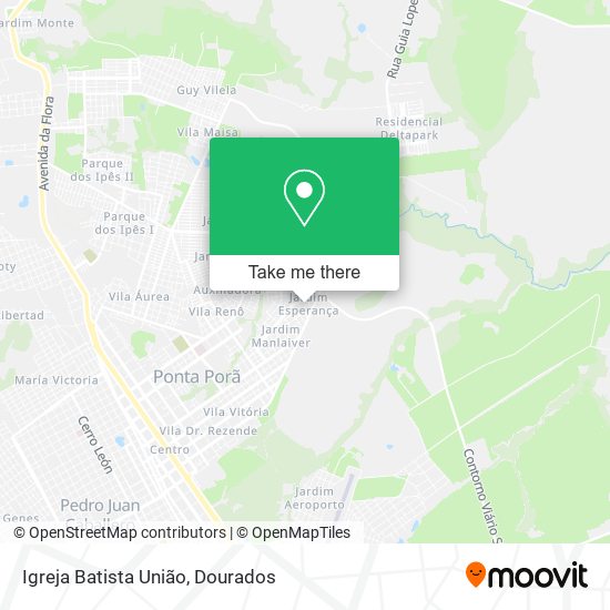 Igreja Batista União map