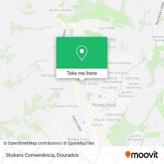 Stokers Conveniência map
