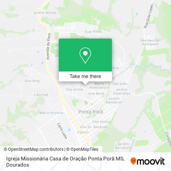Igreja Missionária Casa de Oração Ponta Porã MS map