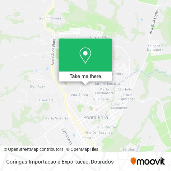 Coringas Importacao e Exportacao map