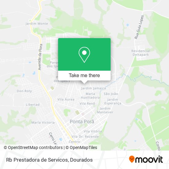 Rb Prestadora de Servicos map