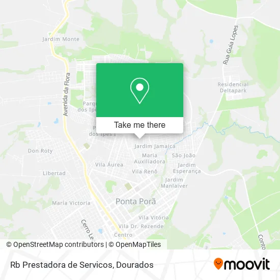 Rb Prestadora de Servicos map