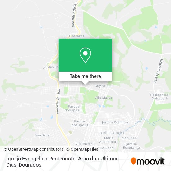 Igreija Evangelica Pentecostal Arca dos Ultimos Dias map