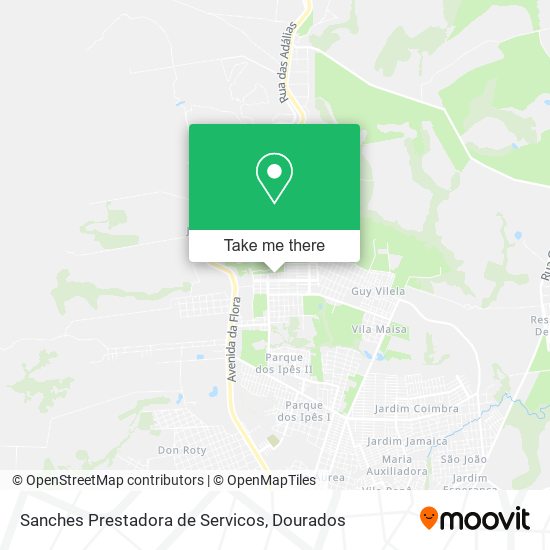 Sanches Prestadora de Servicos map