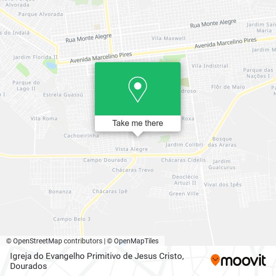 Igreja do Evangelho Primitivo de Jesus Cristo map