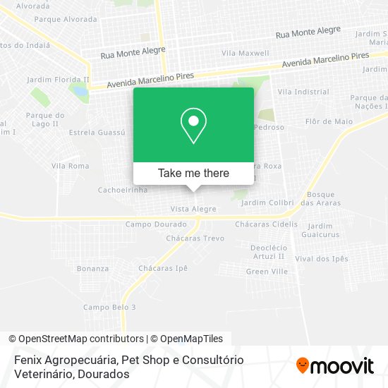 Fenix Agropecuária, Pet Shop e Consultório Veterinário map