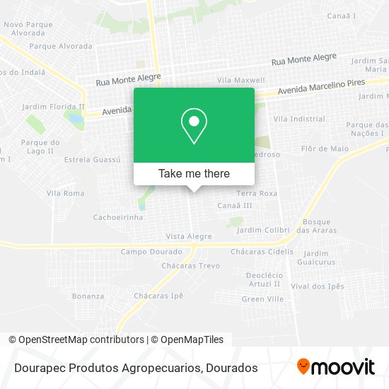 Dourapec Produtos Agropecuarios map