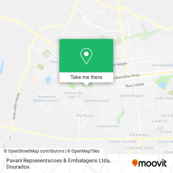 Pavani Representacoes & Embalagens Ltda map