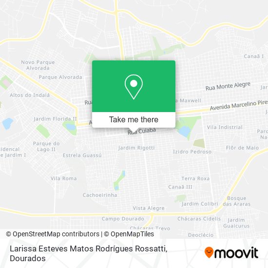 Larissa Esteves Matos Rodrígues Rossatti map