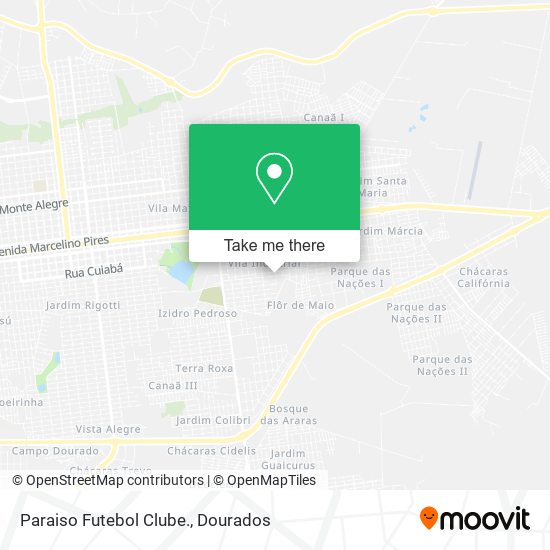 Paraiso Futebol Clube. map
