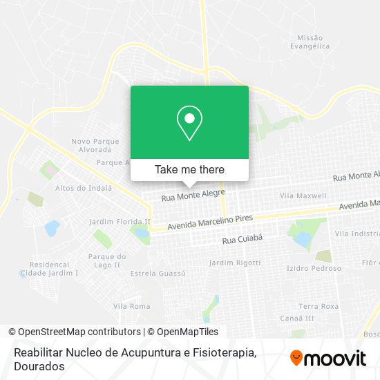 Reabilitar Nucleo de Acupuntura e Fisioterapia map