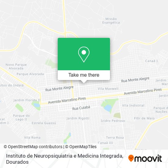 Instituto de Neuropsiquiatria e Medicina Integrada map