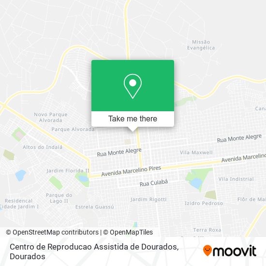 Centro de Reproducao Assistida de Dourados map