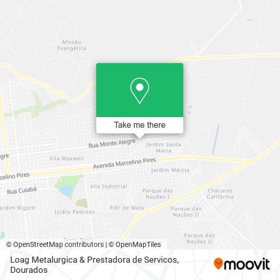 Loag Metalurgica & Prestadora de Servicos map