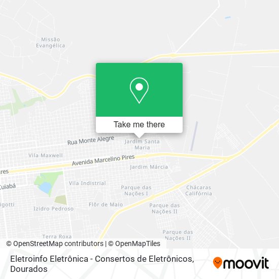 Eletroinfo Eletrônica - Consertos de Eletrônicos map