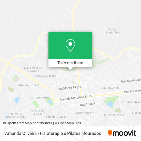 Amanda Oliveira - Fisioterapia e Pilates map