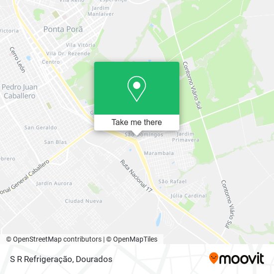 S R Refrigeração map
