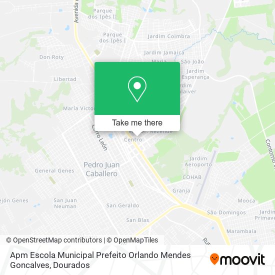 Apm Escola Municipal Prefeito Orlando Mendes Goncalves map