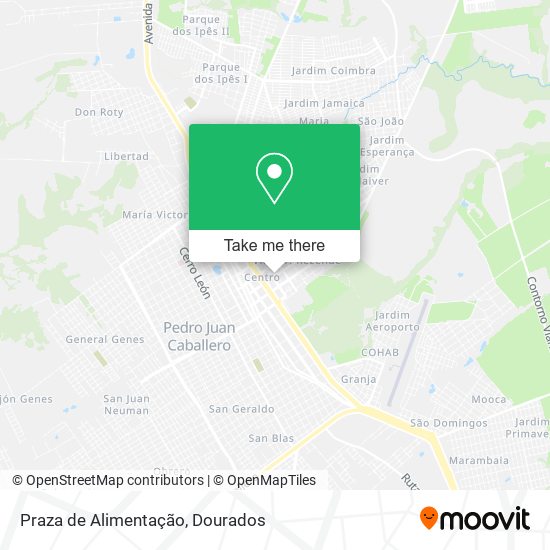 Praza de Alimentação map