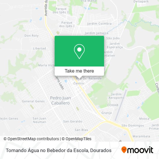 Tomando Água no Bebedor da Escola map